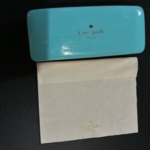 Kate Spade Glasses case and fabric lens towel Perfect condition